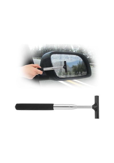 Teleskopik Mini Cam Çekeceği 98 Cm Uzayabilir Cam Ve Ayna Temizleyici, Araç, Ev, Akvaryum Ve Duş Camları İçin Uygun Silecek, Asorti Renk