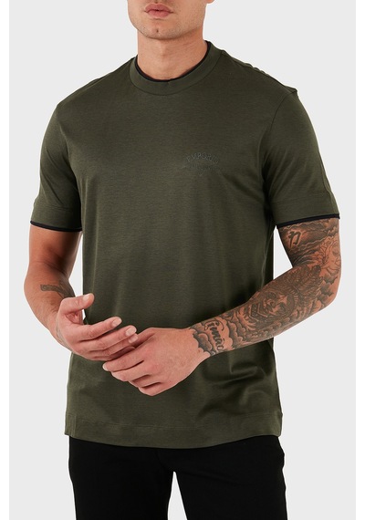Emporio Armani Erkek T Shirt Em002939 Af18312 U8120 Haki Haki