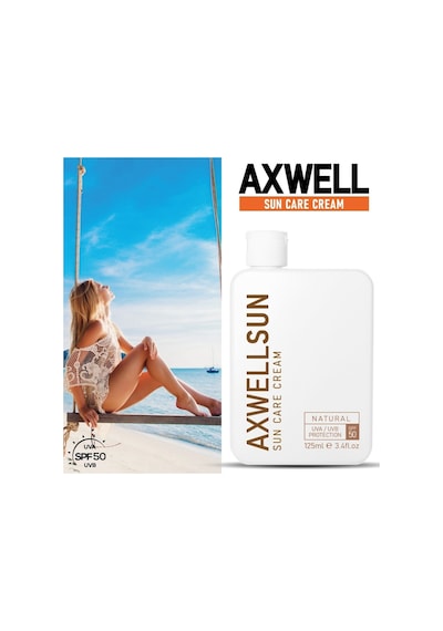 Axwell Sun Care Cream Leke Karşıtı Güneş Koruyucu Krem SPF50+ 125 ML