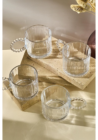 Ringo Line 4'lü Boncuk Kulplu 200ml Kupa