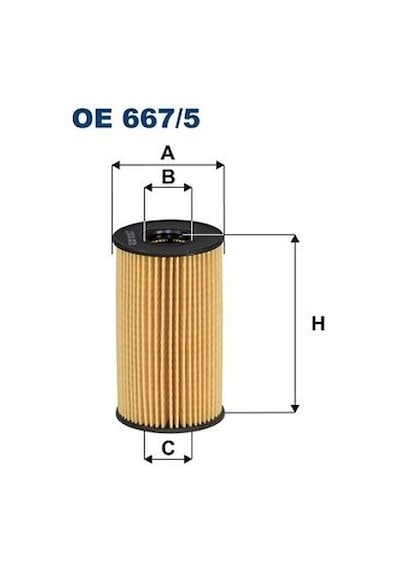 Fıltron Oe667/5 Yag Fıltresı Range Rover Sport 2 L494 Velar L560 Evoque L551 L538 Dısco Dıscovery Sport L550 Yağ Filtresi 58252066