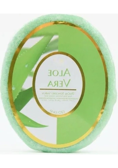 Aloe Vera Özlü Doğal Süngerli Sabun 120 G Acı Badem