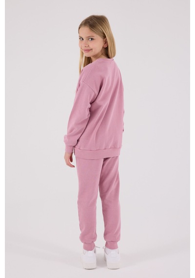 Rolypoly Kız Çocuk Pembe Eşofman Takımı Rp3693-c-v1 Pembe