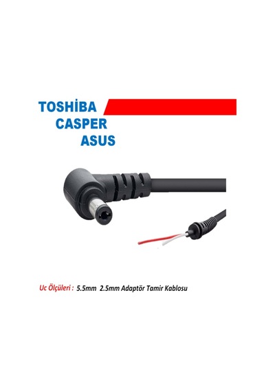 Asus Uyumlu Ta02 Standart Uç Tamir Kablosu 5.5Mm 2.5Mm