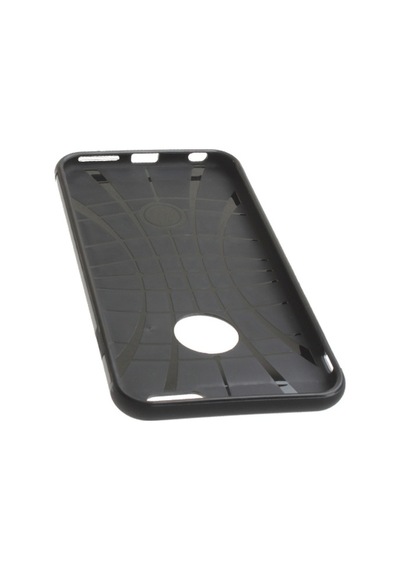 Apple Uyumlu iPhone 6s Plus/6 Plus İle Double Hard Koruma Kılıfı Gun Metal