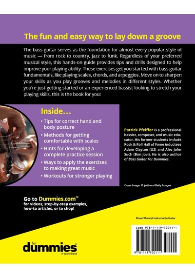 Bass Guitar Exercises For Dummies