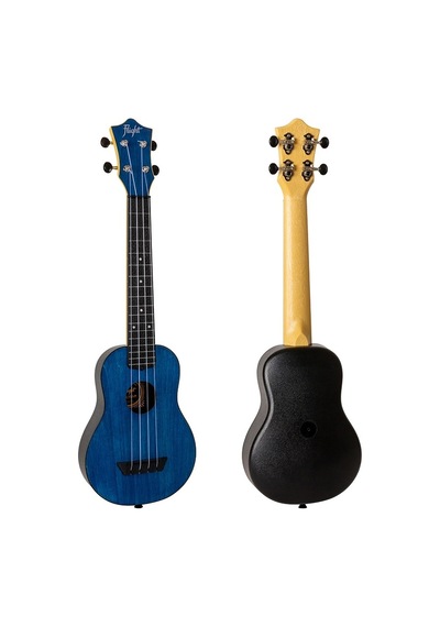 Flight Tusl35 Dark Blue Travel Concert Scale Soprano Ukulele