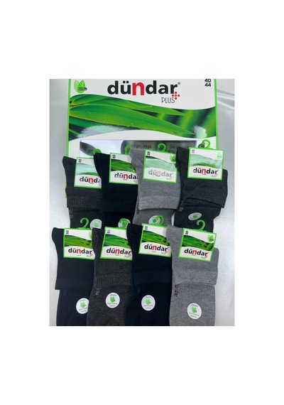Dündar Çorap Erkek Bambu Yarım Konç Parfümlü Çorap 6 Adet Karışık