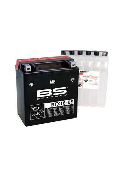 Bs Battery Btx16-bs Motosiklet Aküsü
