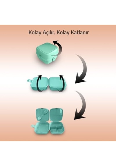 Bölmeli Beslenme Kutusu, Çocuk Kahvaltı Saklama Kabı, Öğrenci Okul Piknik Kamp İş, Öğle Yemeği Yiyecek Koyma Çantası Açık Mavi - Resimsiz Bakır Bölmeli Beslenme Kutusu, Çocuk Kahvaltı Saklama Kabı, Öğrenci Okul Piknik Kamp İş, Öğle Yemeği Yiyecek Koyma Çantası Açık Mavi - Resimsiz Bakır