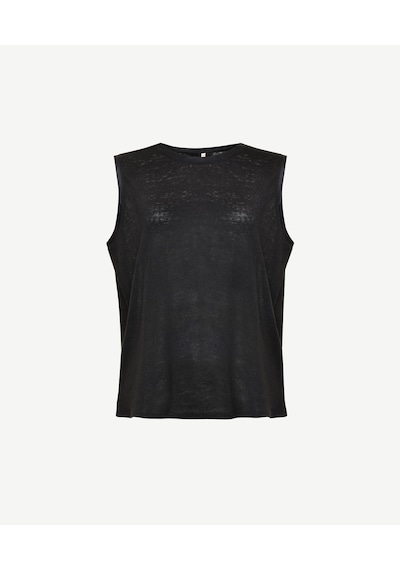 Yargıcı Kolsuz Bisiklet Yaka Tshirt 25ykts9043p 001 Siyah