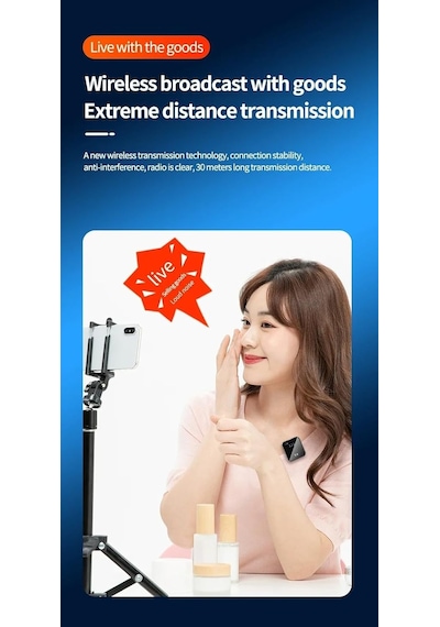 Kablosuz Yaka Mikrofonu Tekli Mikrofon İphone 15 16 17 İle Uyumlu Type-c Portlu Telefon Pc Tabl