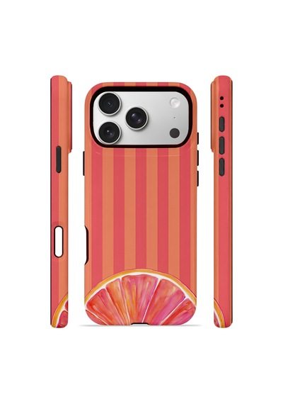 Apple iPhone Uyumlu 17 Pro Max Vorian Çift Katmanlı Magsafe Kılıf Grapefruit Sunset