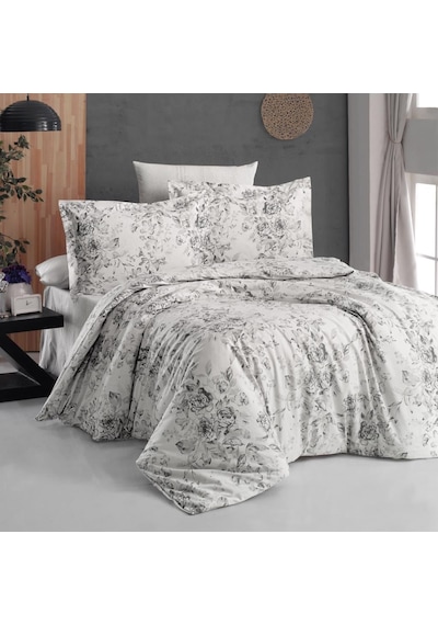 Maxstyle Poplin Saten Floral Double Nevresim Takımı