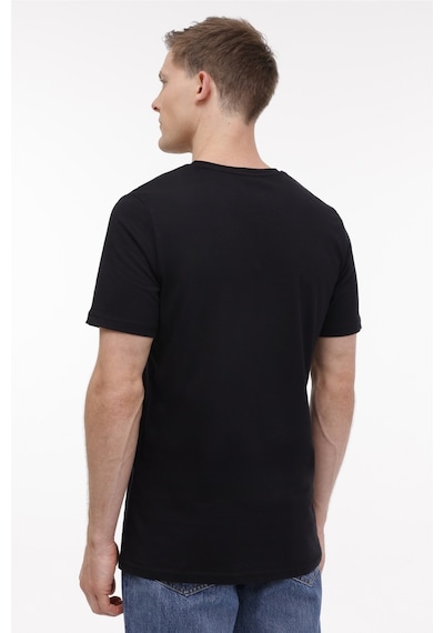 Lumberjack Mb Ct102 C Nk T-sh 4pr Siyah Erkek Kısa Kol T-shirt Siyah