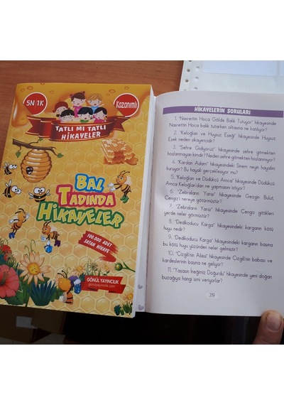 Hikaye Kitaplari Ana Okulu ve 1-2.Sınıf Öğrenciler için 5 Kitap