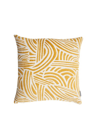 Alba Wave Kırlent Hardal 50x50 Cm Diğer