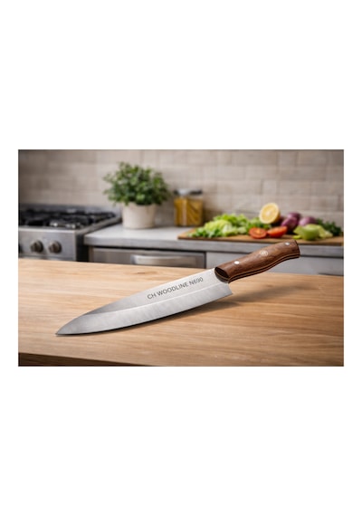 CH woodline N690 Gyuto Şef Bıçağı Profesyonel Mutfak Bıçağı, Ceviz Saplı, Ultra Keskin Japon Tipi Chef Knife, Et Sebze Meyve Kesim çok renkli CH woodline N690 Gyuto Şef Bıçağı Profesyonel Mutfak Bıçağı, Ceviz Saplı, Ultra Keskin Japon Tipi Chef Knife, Et Sebze Meyve Kesim çok renkli