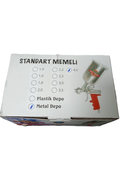 4 Numara Üstten Hazneli Metal Depolu Jelkot Tabancası