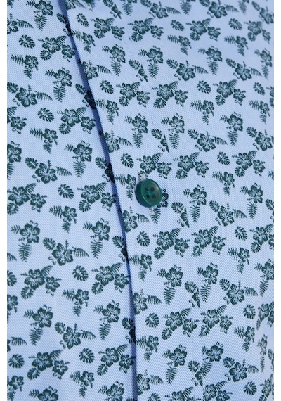 Hatemoğlu Mavi Desenli Modern Fit Pamuklu Gömlek Mavi (529974876) Mavi Hatemoğlu Mavi Desenli Modern Fit Pamuklu Gömlek Mavi (529974876) Mavi