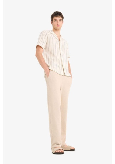 DeFacto Beli Bağcıklı Wide Leg Geniş Paça Eşofman Altı E5212AX25SMBG170