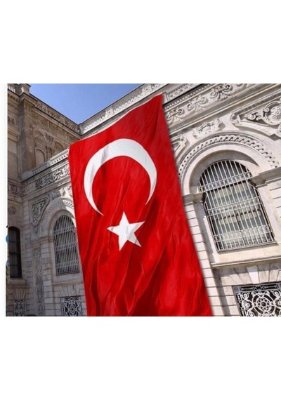 400 X 600 Cm 4 X 6 Metre Türk Bayrağı Kurumsal Cephe Kullanımı İçin, Dış Mekâna Uygun 400 x 600 CM