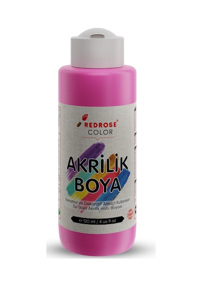 Red Rose Pembe Akrilik Boya 120 ML