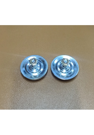 Yuvarlak Sarı Renk Reflektör Saç Bağlantılı 6mm Vidalı 2 Adet
