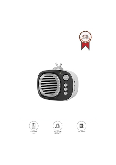 Torima Kts-1693 Bluetooth 5w Mini Hoparlör Tf Kart, Fm Radyo, Tws, Renkli Taşınabilir Tasarım