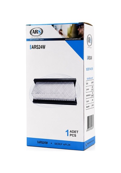 Ars-348953 Ip66 22w Sedef Led Aplik Duvar Lambası - 50.000 Saat Led Ömrü Diğer