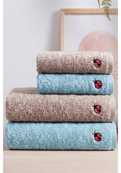 Lena 4'lü %100 Pamuk Bambu Nakışlı El - Yüz - Baş / Mutfak Havlusu Seti 2 Adet 50x90 Cm - 2 Adet 30x50 Analı Kızlı Çeyizlik Havlu Seti Premium, Yumuşak, Emici Ve Dayanıklı Mavi - Bej Lena 4'lü %100 Pamuk Bambu Nakışlı El - Yüz - Baş / Mutfak Havlusu Seti 2 Adet 50x90 Cm - 2 Adet 30x50 Analı Kızlı Çeyizlik Havlu Seti Premium, Yumuşak, Emici Ve Dayanıklı Mavi - Bej