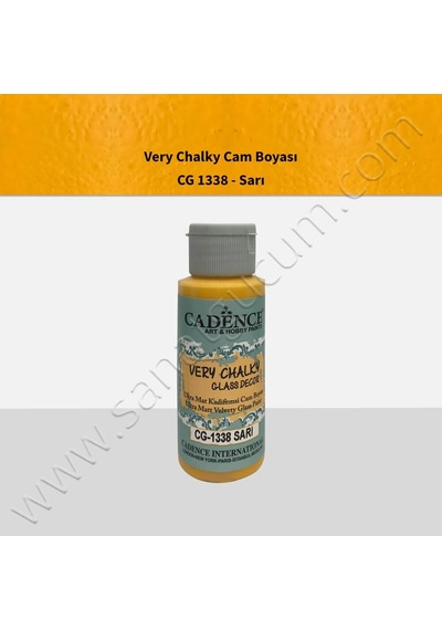 Cadence Very Chalky Cam Boyası Cg1338 Sarı