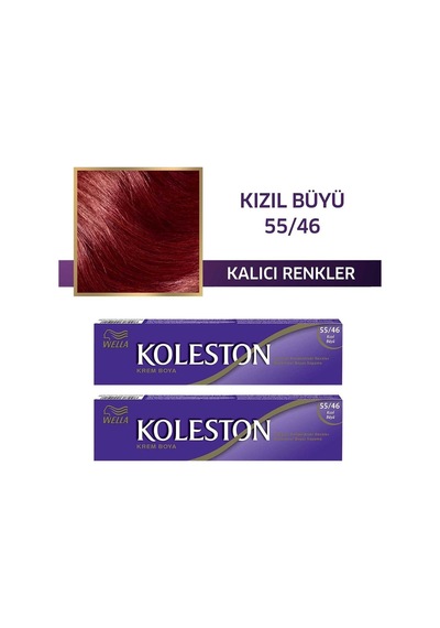 Koleston Tüp Saç Boyası 55/46 Kızıl Büyü X 2 Adet