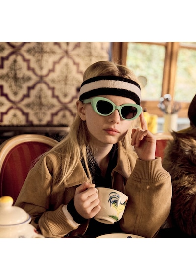 Okkialini Paris Bambina Çocuk Güneş Gözlüğü Turkuaz 6/10 Yaş Turkuaz