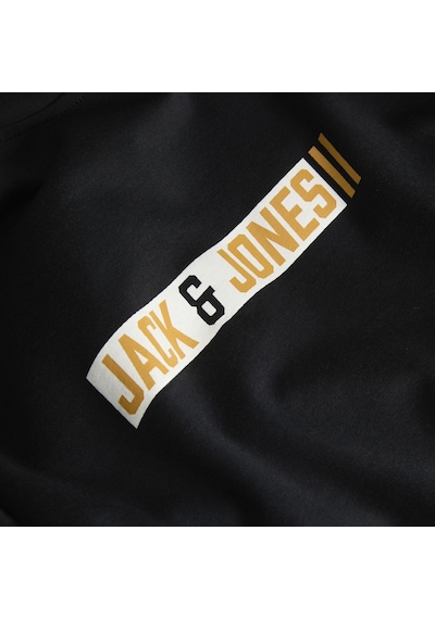 Jack & Jones Erkek Gögüs Baskili Bisiklet Yaka Tisört - Munk - 12298430 Siyah Jack & Jones Erkek Gögüs Baskili Bisiklet Yaka Tisört - Munk - 12298430 Siyah