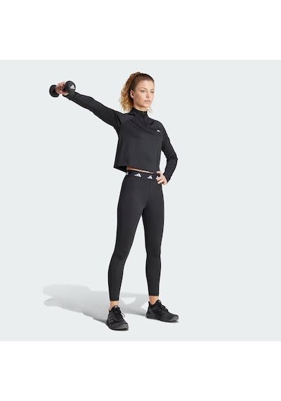 Adidas Tr-es 1/4zip Kadın Fermuarlı Sweatshirt Is4028 Siyah