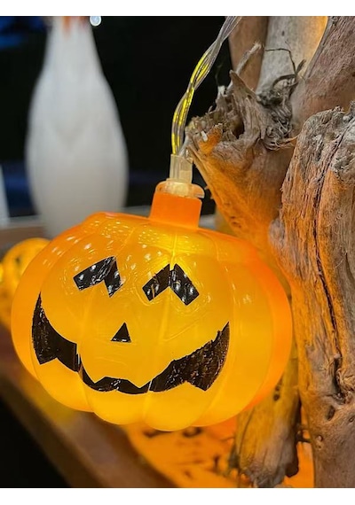 Halooween Balkabağı Led Işık Pilli Diğer