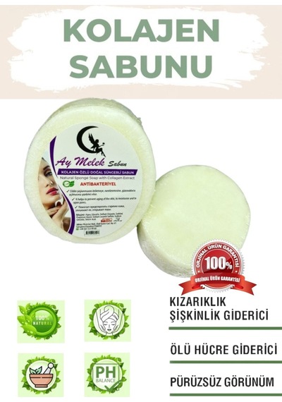 Kalojen Özlü Süngerli Doğal Güzellik Sabunu Cilt   Etkili Diğer