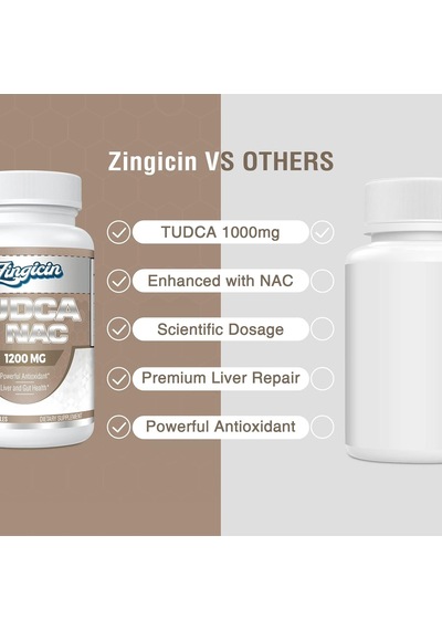Zingicin Tudca With N.a.c N-acetyl-cysteine Antioxidant Liver Digestion 1200mg 60 Caps Zingicin Tudca With N.a.c N-acetyl-cysteine Antioxidant Liver Digestion 1200mg 60 Caps