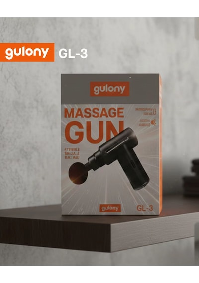 Gulony Titreşimli Kas Gevşetici Derin Doku Masaj Aleti-1521 Bej