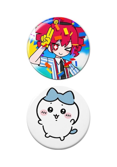 Trend-17 - 6'lı Anime Kawaii Rozet Seti Renkli Karakter Desenli Sevimli Broş Pin Çok Renkli
