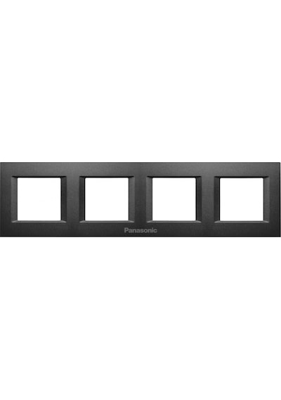 Viko Panasonic Thea 4x2m Optima Serisi Siyah Renk Çerçeve - Wvtf08501bl-tr