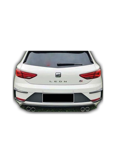 Seat Leon Uyumlu Yedek Parça Arka Tampon Kaşı Boyasız Fiber