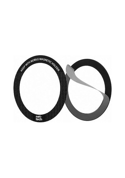 Nettech Nt-mp01 Magsafe Çiftli Araç İçi Metal Plaka - Siyah