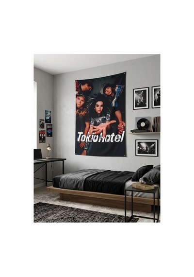 Owl Bag Tokio Hotel New Style Desenli Tasarım Duvar Halısı