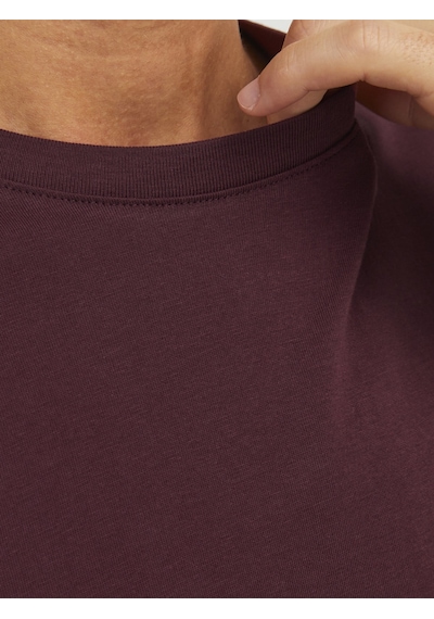 Jack & Jones Erkek Bisiklet Yaka Basic Tişört - Organic Port Royale Çok Renkli