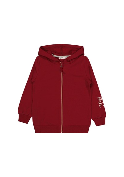 Civil Girls Basic 2-5 Yaş Hırka Koyu Bordo