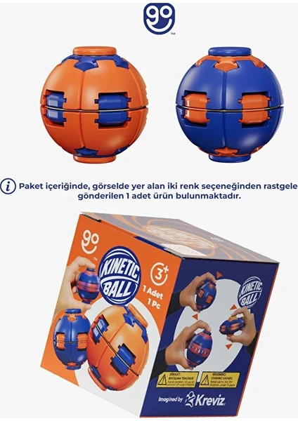 Kinetik Top Duyusal Oyuncak - Spinnball Stret Oyuncak 1 Adet