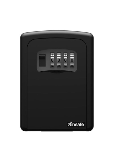 İnsafe Isc801key Şifreli Çelik Kasa, Anahtar Kasası, Anahtar Dolabı, Siyah
