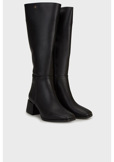 Pierre Cardin Bayan Çizme Pc54986 Siyah Cilt Siyah Cilt